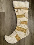 Vintage Mark Robert Collection Christmas Holiday Stocking Velour Large. Fixed Price $29.99.