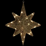 Northlight 22" Led Gold Hanging Bethlehem Star Outdoor Christmas Decoration. Fixed Price $88.19.