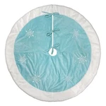 Old World Christmas Blue Tree Skirt, Snowflakes With Faux Fur Trim, 48IN. Fixed Price $50.12.