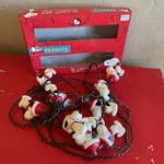 Vintage Kurt Adler Peanuts Snoopy Christmas 10 Light Set Santa Hat 3" Preowned. Fixed Price $35.99.
