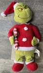 The Grinch With Santa Hat Candy Cane Christmas Animated Gemmy Plush Works!. Fixed Price $26.00.