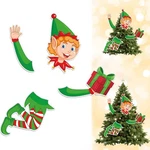 Lonfliness Elf Christmas Tree Topper 4PCS Xmas Holiday Decor Set. Fixed Price $13.33.