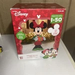Christmas Disney 5 Minnie Mouse With Gift Light Up Airblown Inflatable. Fixed Price $60.00.