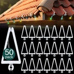 Yousoontic 50 Pcs Christmas Light Clips, Gutter Plastic Fascia Bo.... Fixed Price $25.04.