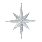 Vickerman 12" Silver Glitter Bethlehem Star Christmas Ornament, 2-PACK. Fixed Price $26.52.
