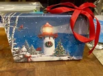 Canvas Wrap Art Winter Lighthouse By Mr. Christmas, Lights Not Working. Fixed Price $10.00.
