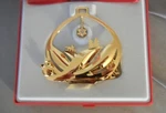 2004 Georg Jensen Christmas Ornament Mobile Snowscape & Star Denmark. Fixed Price $80.00.