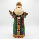 Jim Shore Santa Figurine Heartwood Creek Christmas Enesco Hand Painted 11. Fixed Price $41.00.