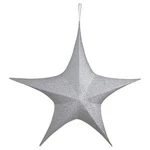 Northlight 51-INCH Silver Tinsel Foldable Christmas Star Outdoor Decoration. Fixed Price $56.69.