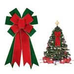 Hying Large Christmas Bows For Wreath, 20.8INCHX11.4INCH, Red, Green. Fixed Price $13.99.