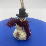 Primitive Snowman Christmas Ornaments Top Hat Scarf Stick Arms Farmhouse 3. Fixed Price $5.99.