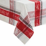 Winter Wonderland Poinsettia Plaid 60 X 102 Damask Fabric. Fixed Price $35.88.