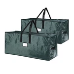2SETS Heavy Duty Christmas Bags Waterproof Large Storage Up 7.5FT Trees. Fixed Price $27.99.