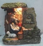 Vintage Northlight 14 Holy Family Figures Christmas Nativity Statue Fountain. Fixed Price $75.28.