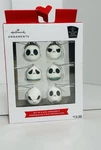 Set 6 Nightmare Before Christmas Mini Ornaments - Jack Skellington Hallmark 2021. Fixed Price $15.00.