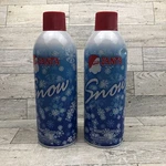 Flocking Chase Christmas Decoration, Santa Snow Spray, 9OZ. Cans (2-PACK). Fixed Price $13.00.