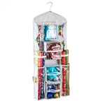 Christmas Large Wrapping Paper Storage Bag Organizer Hanging Gift. Fixed Price $22.99.