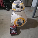Disney Gemmy 2016 Airblown 3.5' Star Wars BB-8 Inflatable Yard Decoration. Fixed Price $28.00.
