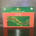 Vtg Kurt S. Adler 150 Garland-style Lights Holly Berry Christmas Decor Nos Nib. Fixed Price $49.99.