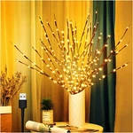 Twig Lights, 3 Pack Usb Plug In 60 Led Bulbs Branches For Christmas. Fixed Price $13.70.