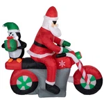 Northlight 6.5' Inflatable Santa Claus Motorcycle Lighted Christmas Yard Decor. Fixed Price $145.49.