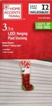 Home Accents Holiday 1013 676 964 3.5' Led Airblown Hanging Plaid Stocking - New. Fixed Price $29.95.