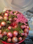 Pink Christmas Wreath Breast Cancer Awareness Handmade New Large 27X25. Fixed Price $40.00.