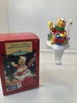 Winnie The Pooh Christmas Stocking Hanger Hallmark Disney Honey Pot Bees. Fixed Price $18.88.