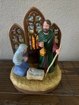 Vtg Nativity Light Up And Musical Santas Best Christmas Tree Ornament. Fixed Price $29.99.