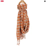 Pbk Fall Table Runner Plaid Scarf Shaw Rayon Material 74 X 28-INCH. Fixed Price $29.95.