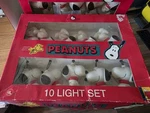 Kurt Adler Peanuts Snoopy All Year Indoor/outdoor Light Set- New Box.. Fixed Price $48.00.
