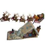 Vintage Jim Shore Masterpiece Collection Dreams Fly Christmas Holiday Santa 2005. Fixed Price $109.99.
