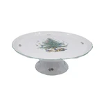 Nikko Happy Holidays 11" Pedestal Cake Stand Excellent+ Christmas Tree. Fixed Price $55.88.