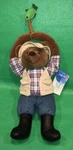 Nwt Russ The Cast Doorknob Buddy 12" Hanger Plush Bear Fisherman Fishing. Fixed Price $14.99.