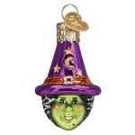 Old World Christmas Blown Glass Ornament For Tree, Mini Witch Head. Fixed Price $14.08.
