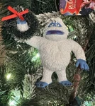 2025 Jumbo Bumble Wreath Rudolph Red Nosed Reindeer Christmas Ornament Tag. Fixed Price $16.19.
