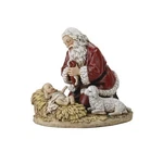 Joseph Studio Kneeling Santa With Baby Jesus And Lamb Figurine. Fixed Price $89.98.