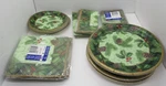 Amscan Season To Remember Christmas Pinecone Paper Plates And Napkins. Fixed Price $14.21.