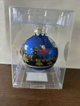 Kurt Adler Glass Ornament For Christmas Tree, New York Santa Skyline. Fixed Price $19.99.