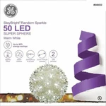 Ge 5.5-IN Hanging Super Sphere Display With 50 White Led Lights. Fixed Price $40.99.