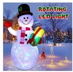 5FT Christmas Inflatable Snowman With Led Lights - Outdoor Yard & Garden Holiday. Fixed Price $78.99.