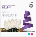 New Ge Staybright 50-COUNT 24.5-FT Sparkling Warm White C9 Led Plug-in Christmas. Fixed Price $26.99.