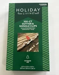 Holiday Living 100 Christmas Light Holders Gutter & Shingle Hangers Roof Clips. Fixed Price $9.99.
