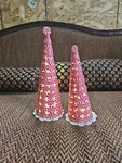 Raz Imports Clay Light Up Peppermint Tree Xmas Set Decor Figure Candy Unique. Fixed Price $60.00.