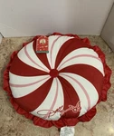 Dolly Parton Decorative Christmas Peppermint Pillow - Brand New. Fixed Price $24.95.