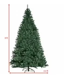 Costway 8 Ft. Pre-lit Led Premium Hinged Artificial Christmas Tree With 750. Fixed Price $165.75.
