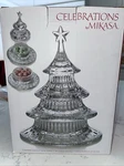 Mikasa 8.5" Celebrations Holiday Treats Heavy Stacking Christmas Tree Candy Dish. Fixed Price $40.00.