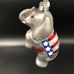 Old World Christmas Glass Ornament Republican Elephant With Tag. Fixed Price $13.50.