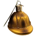 Construction Helmet Ornament Gold Safety Hat Owc World Christmas Tree Decor. Fixed Price $22.49.