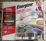Energizer Smart Wifi Outdoor Eaves String Lights 100FT 72 Led Sound Reactive. Fixed Price $125.99.